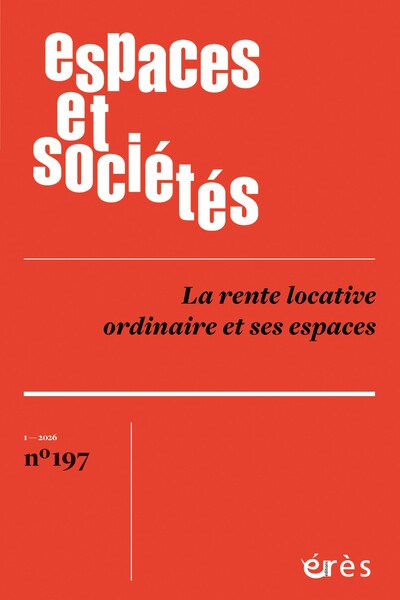 Picture of Espaces et société 197 - La rente locative ordinaire et ses espaces