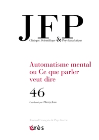 Image de JFP 46 - Automatisme mental ou Ce que parler veut dire