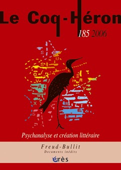 Image de LE COQ HERON 185 - PSYCHANALYSE ET LITTERATURE