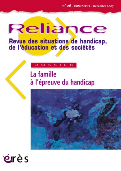 Picture of Reliance 26 - La famille à l'épreuve du handicap