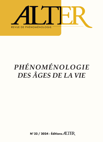 Picture of Phénoménologie des âges de la vie