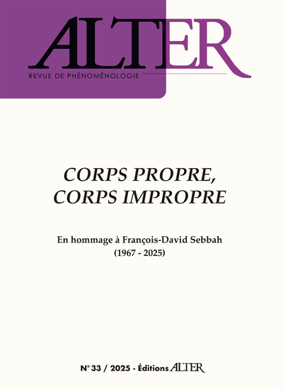 Picture of Corps propre, corps impropre