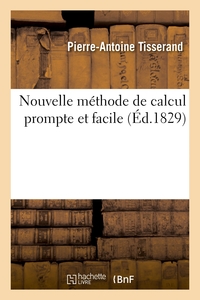 Picture of Nouvelle méthode de calcul prompte et facile