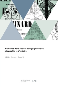Picture of Mémoires de la Société bourguignonne de géographie et d'histoire