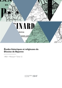 Picture of Études historiques et religieuses du Diocèse de Bayonne