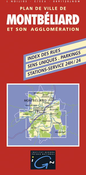 Image de MONTBELIARD  PLAN AVEC LIVRET