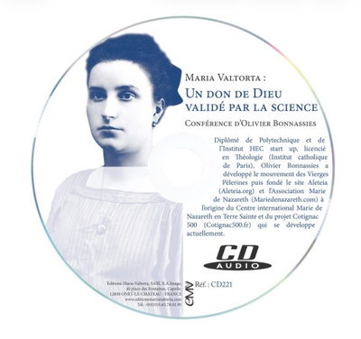 Picture of Maria Valtorta : un don de Dieu validé par la science -  conférence de l'association Marie de Nazareth - livre audio - CD221