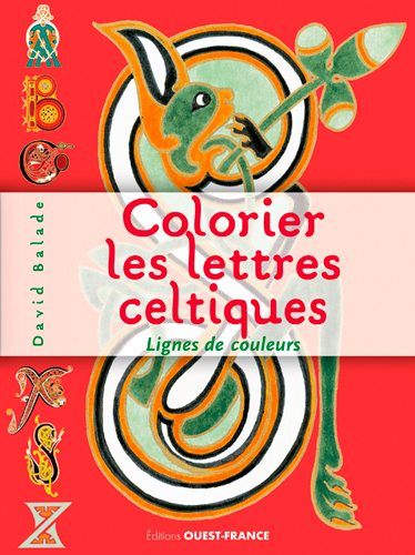 Picture of Colorier les lettres celtiques