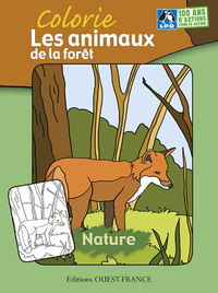 Image de Colorie les animaux de la forêt