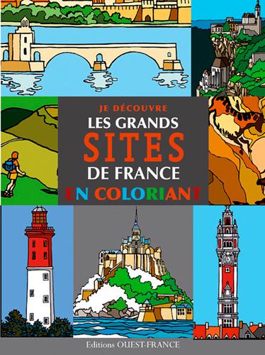 Picture of Je découvre les grands sites de France en coloriant
