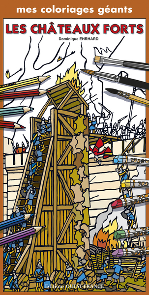 Picture of Mes coloriages géants : les châteaux forts et les chevaliers