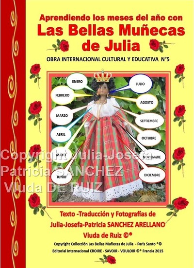 Image de Libro N°5 Aprendiendo los meses del año con Las Bellas Muñecas de Julia