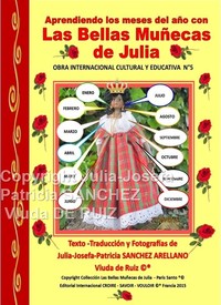 Image de Libro N°5 Aprendiendo los meses del año con Las Bellas Muñecas de Julia