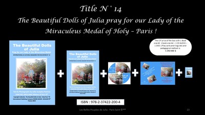 Picture of BOX N°14 THE BEAUTIFUL DOLLS OF JULIA PRAY FOR OUR LADY OF THE MIRACULOUS MEDAL