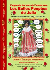 Image de Livre N°5 J'Apprends les mois de l'année avec Les Belles Poupées de Julia