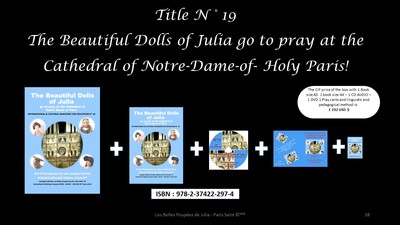 Picture of BOX N°19 THE BEAUTIFUL DOLLS OF JULIA GO TO PRAY AT THE CATHEDRAL OF NOTRE DAME OF HOLY PARIS