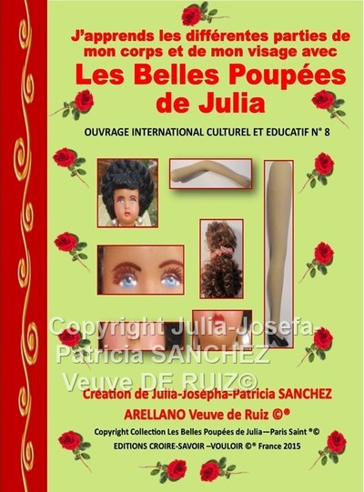 Image de Livre N°8 J'Apprends à connaître les différentes parties de mon corps et mon visage avec Les Belles