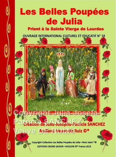 Picture of LIVRE N°18 LES BELLES POUPEES DE JULIA VONT PRIER A LA SAINTE VIERGE DE LOURDES