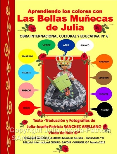 Image de Libro N° 6 Aprendiendo los colores con Las Bellas Muñecas de Julia