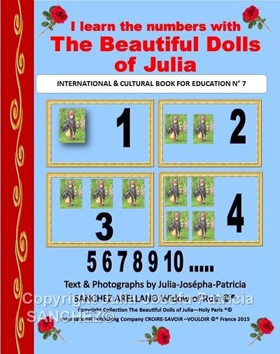 Image de Book N°7 I learn the numbers with the Beautiful Dolls of Julia