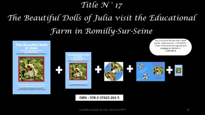 Picture of BOX N°17 THE BEAUTIFUL DOLLS OF JULIA VISIT THE EDUCATIONAL FARM IN ROMILLY SUR SEINE
