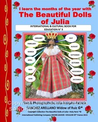 Image de Livre N°5 I learn the months of the year with the Beautiful Dolls of Julia