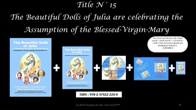 Picture of BOX N°15 THE BEAUTIFUL DOLLS OF JULIA ARE CELEBRATING THE ASSUMPTION OF THE BLESSED VIRGIN MARY