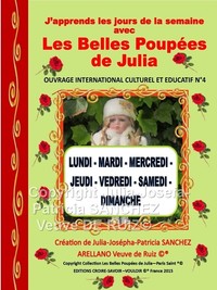 Image de Livre N°4 J'Apprends les jours de la semaine avec Les Belles Poupées de Julia