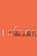 Image de Journal des africanistes, tome 89, n°1/2019