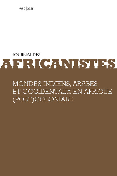 Image de Journal des Africanistes, tome 95, n° 2, 2025