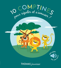 Picture of 10 comptines pour rigoler et s'amuser ! animaux sauvages Livre sonore