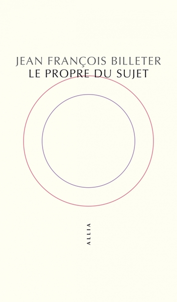 Image de Le Propre du sujet