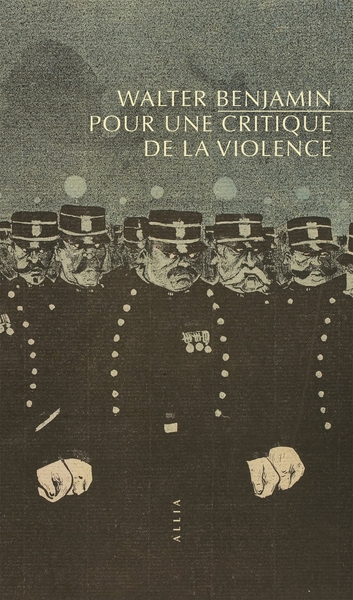 Picture of POUR UNE CRITIQUE DE LA VIOLENCE