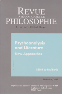 Picture of REVUE INTERNATIONALE DE PHILOSOPHIE 282 (4-2017) PSYCHOANALYSIS AND LITERATURE
