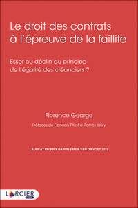 Picture of Le droit des contrats à l'épreuve de la faillite