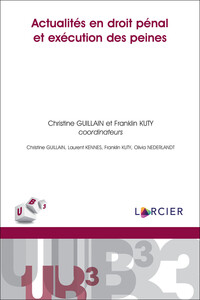 Image de Actualités en droit pénal et excécution des peines