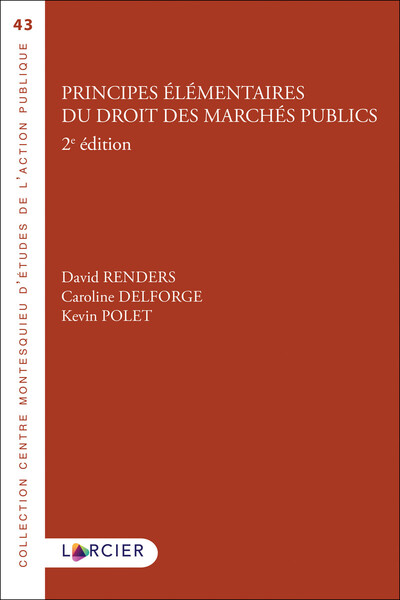 Picture of Principes élémentaires du droit des marchés publics