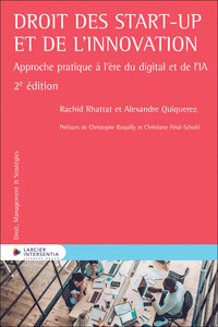 Picture of Droit des start-up et de l'innovation - Approche pratique à l'ère du digital et de l'IA