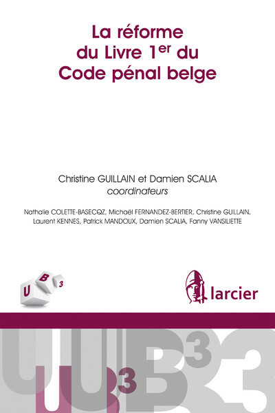 Picture of La réforme du livre 1er du Code pénal belge