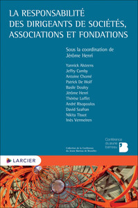Image de La responsabilité des dirigeants de sociétés, associations et fondations