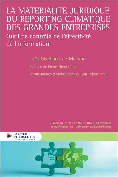 Image de La matérialité juridique du reporting climatique des grandes entreprises - Outil de contrôle de l'ef