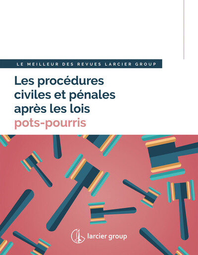 Image de Les procédures civiles et pénales après les lois pots-pourris