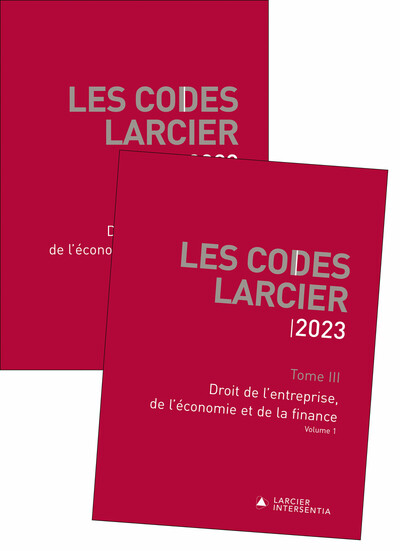 Picture of Codes Larcier 2023 - Tome 3 Droit de l'entreprise, de l'économie et de la finance