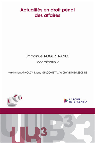 Image de Actualités en droit pénal des affaires