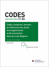 Picture of Codes comparés, annotés et référencés des droits d'enregistrement et de succession - Dans les trois