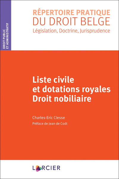 Picture of Liste civile et dotations royales - Droit nobiliaire
