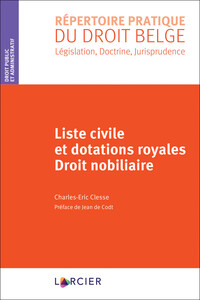 Picture of Liste civile et dotations royales - Droit nobiliaire