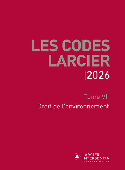 Picture of Code Larcier - Tome VII - Droit de l'environnement - À jour au 1er mars 2026