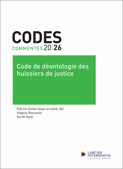 Image de Codes commentés 2026 - Code de déontologie des huissiers de justice