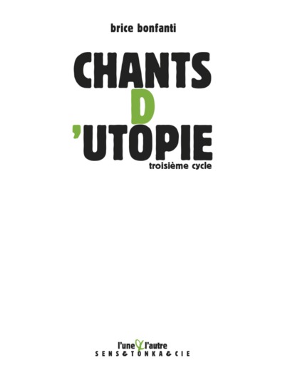 Picture of Chants d'utopie